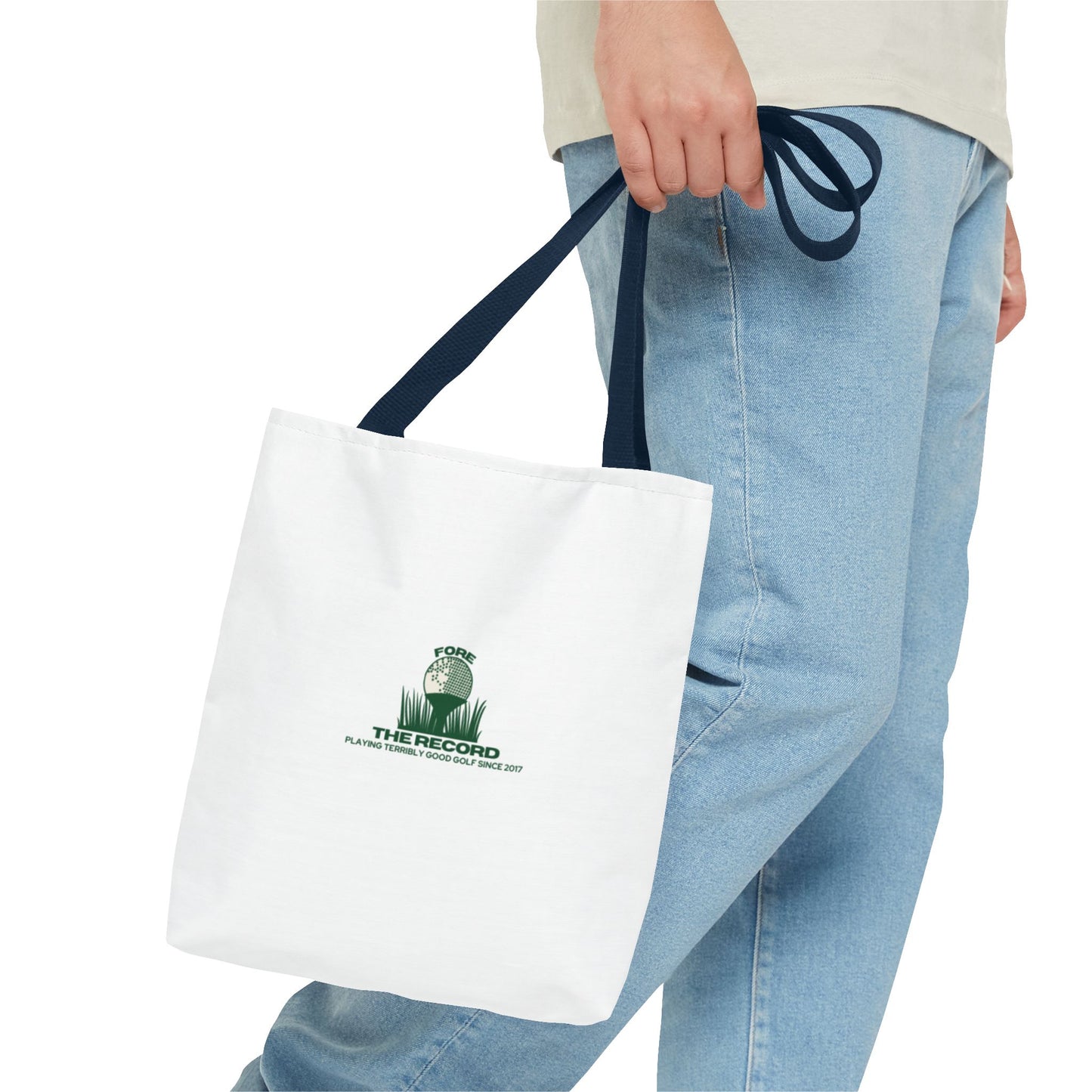 Fore The Record Golf Tote Bag