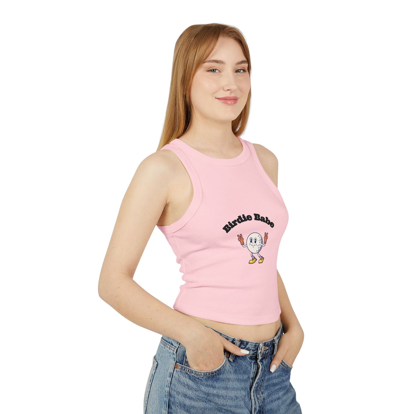 Women's "Birdie Babe" Racer Tank Top