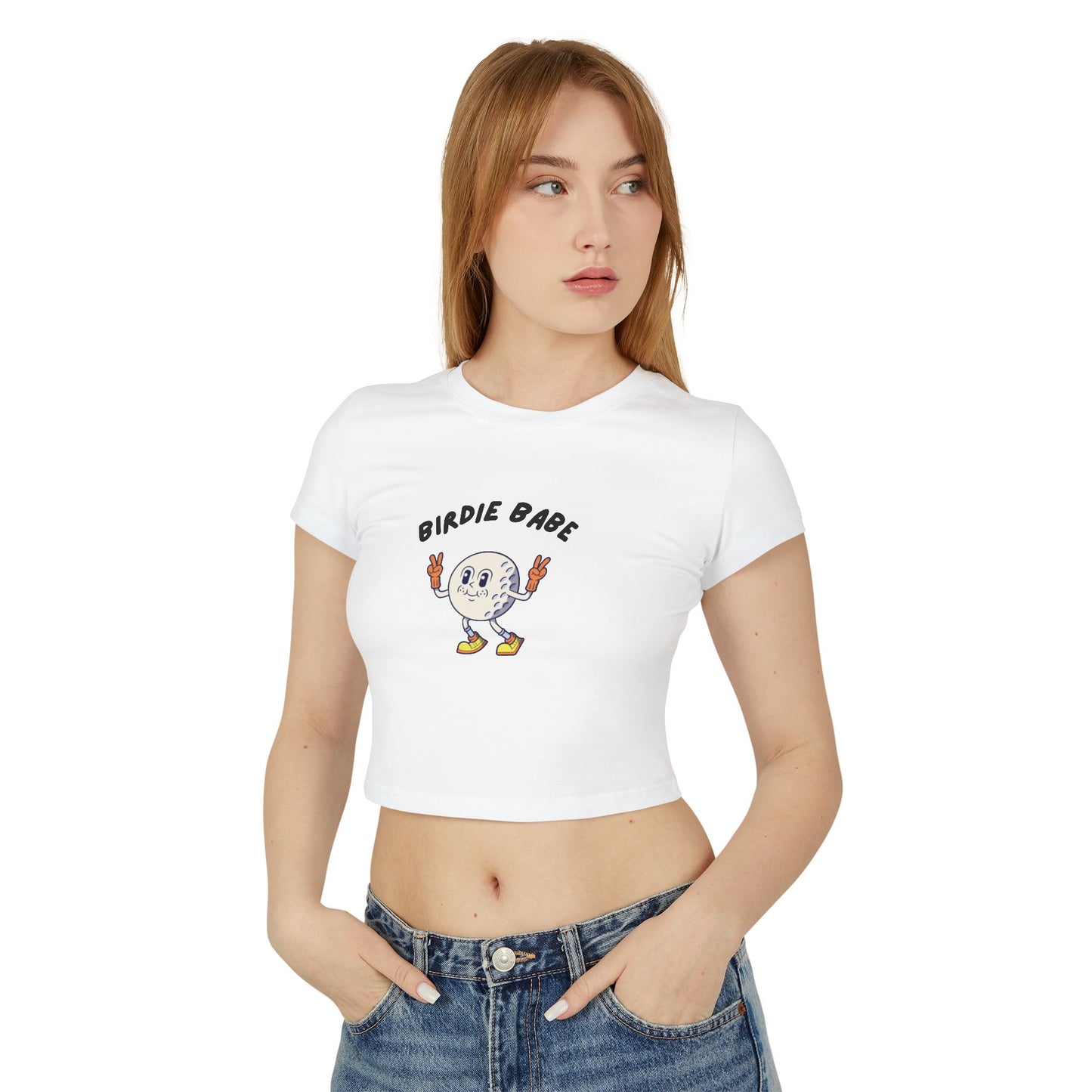 Women's "Birdie Babe" Baby Tee